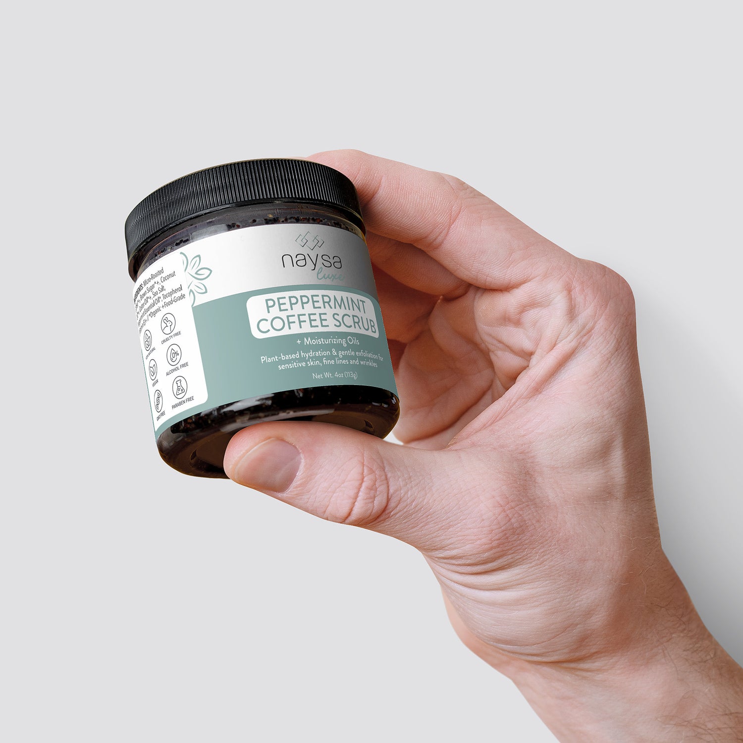Peppermint Coffee Scrub