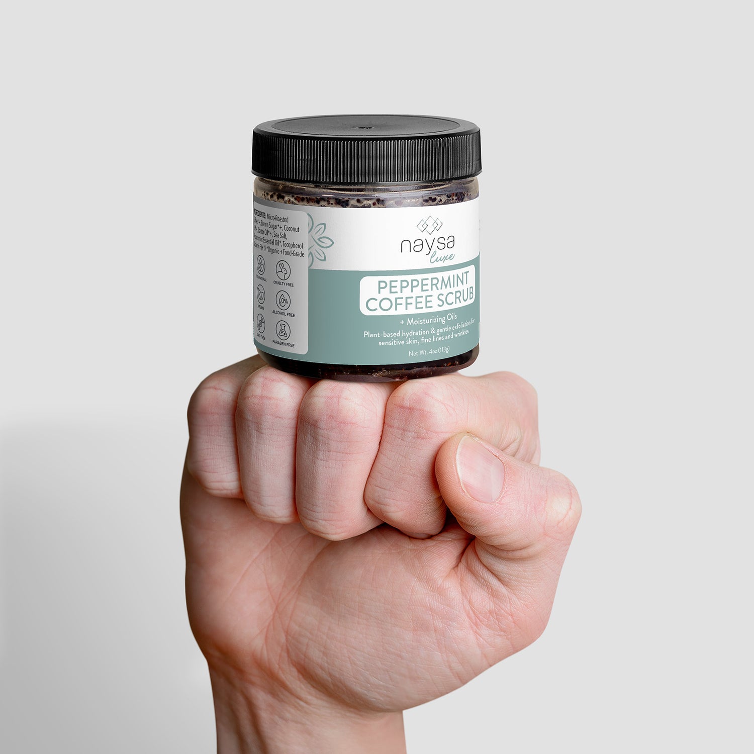 Peppermint Coffee Scrub