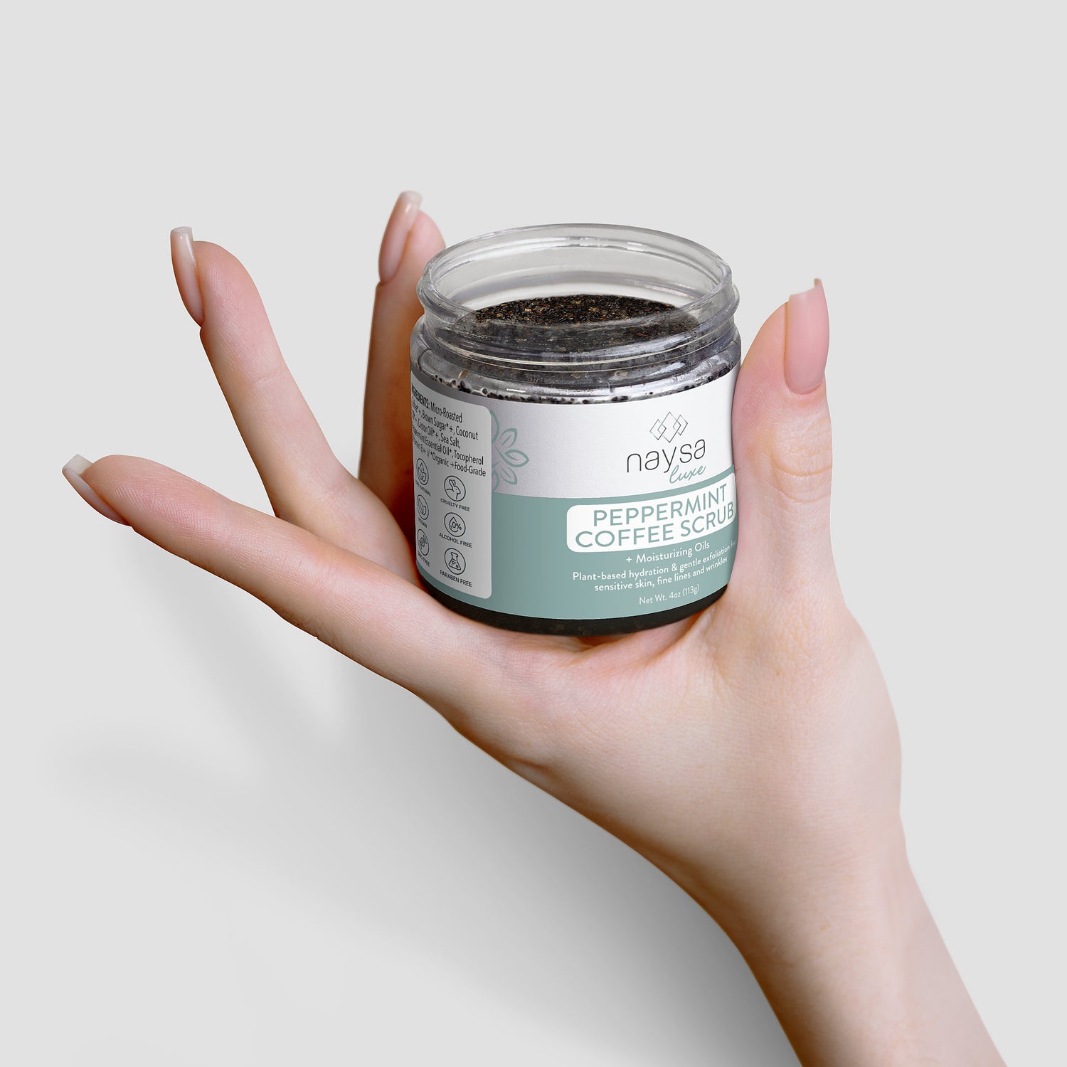 Peppermint Coffee Scrub