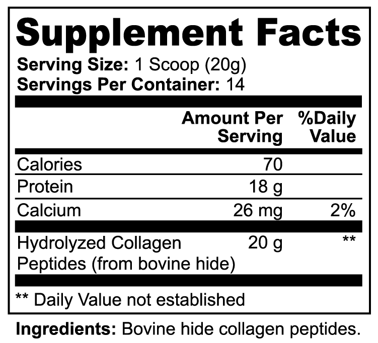 Performance Grass-Fed Hydrolyzed Collagen Peptides