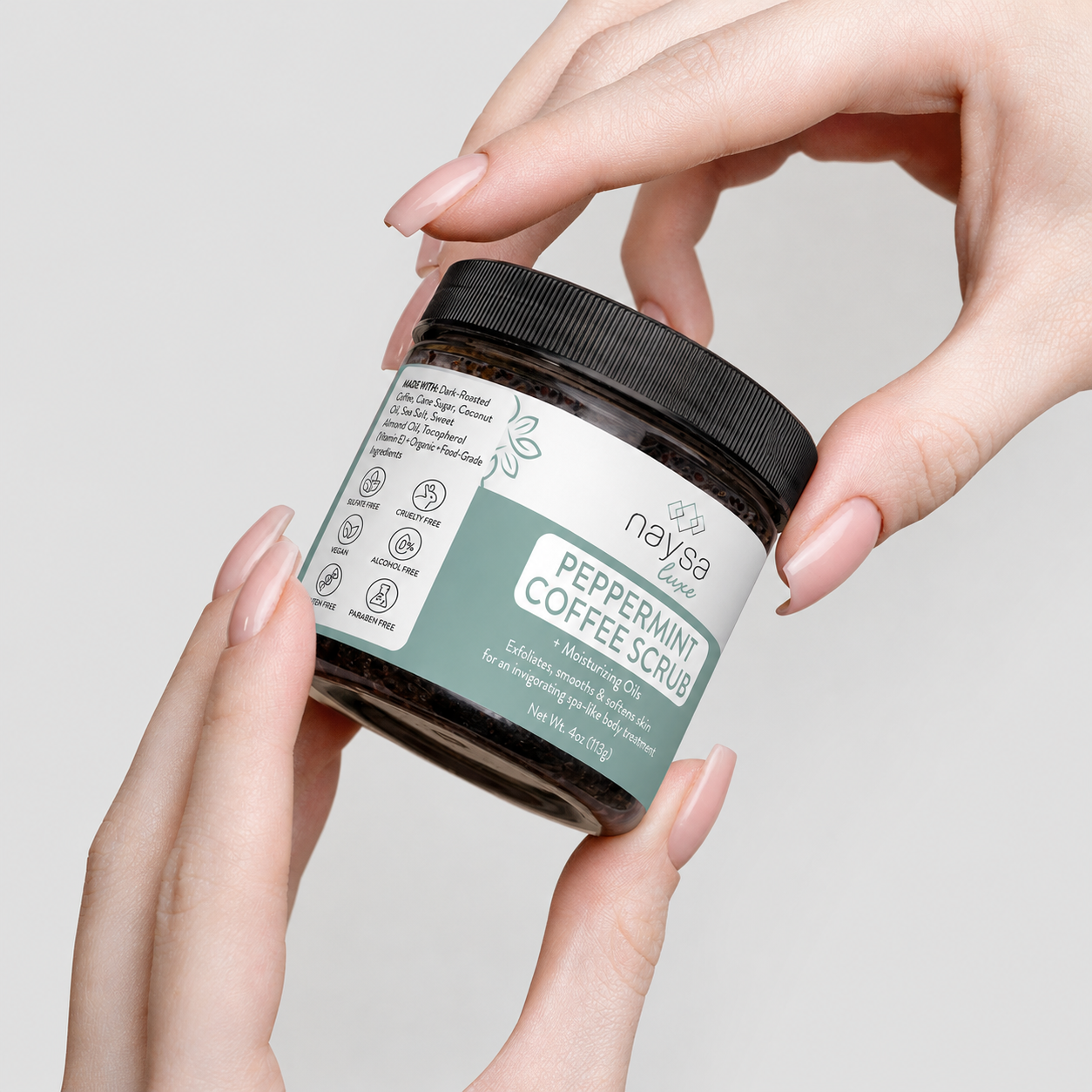 Peppermint Coffee Scrub