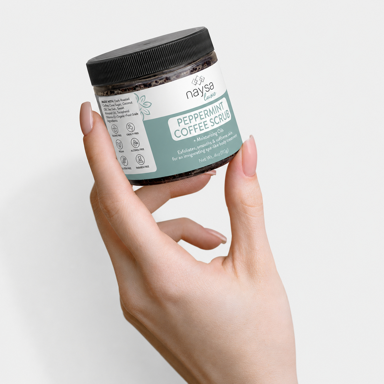Peppermint Coffee Scrub