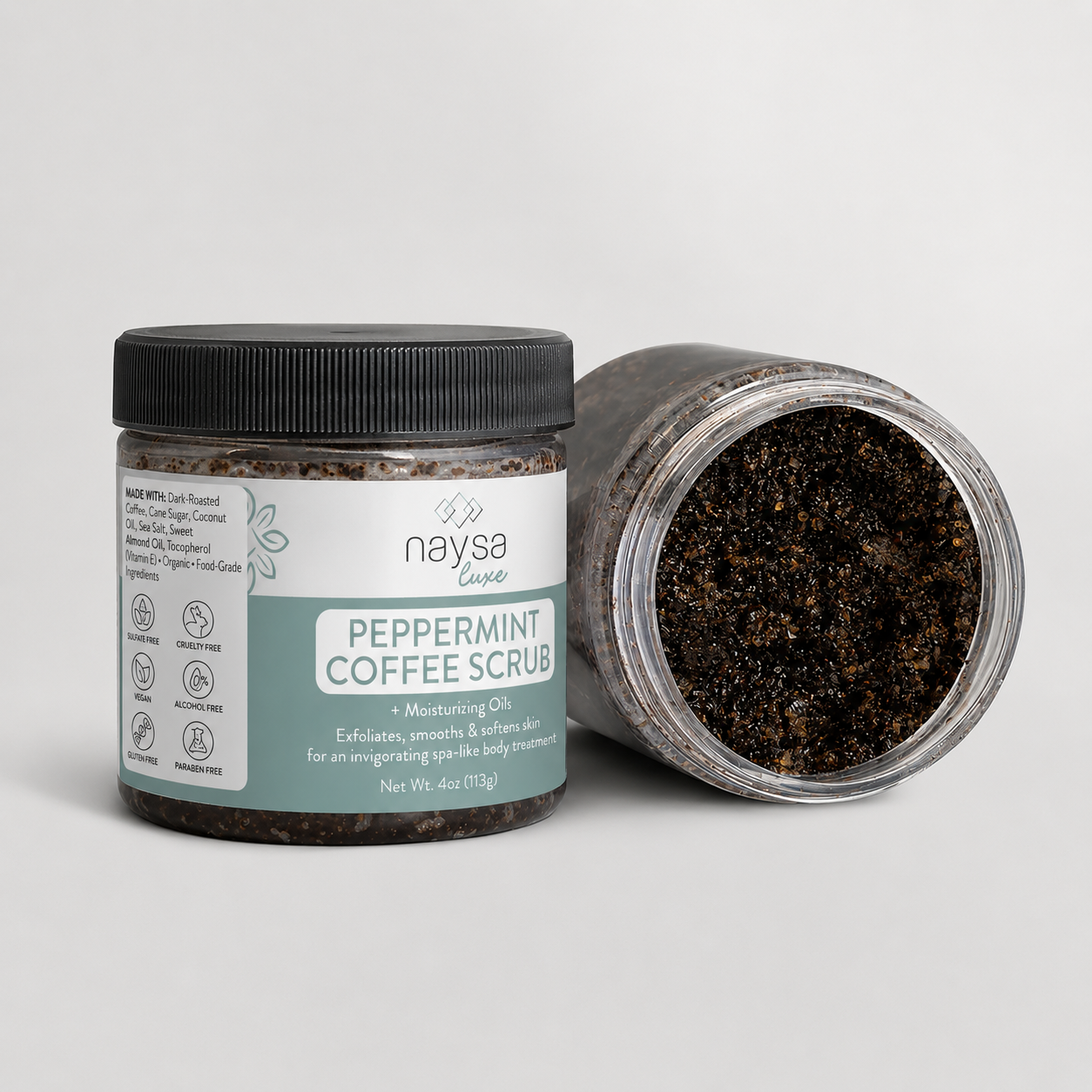 Peppermint Coffee Scrub