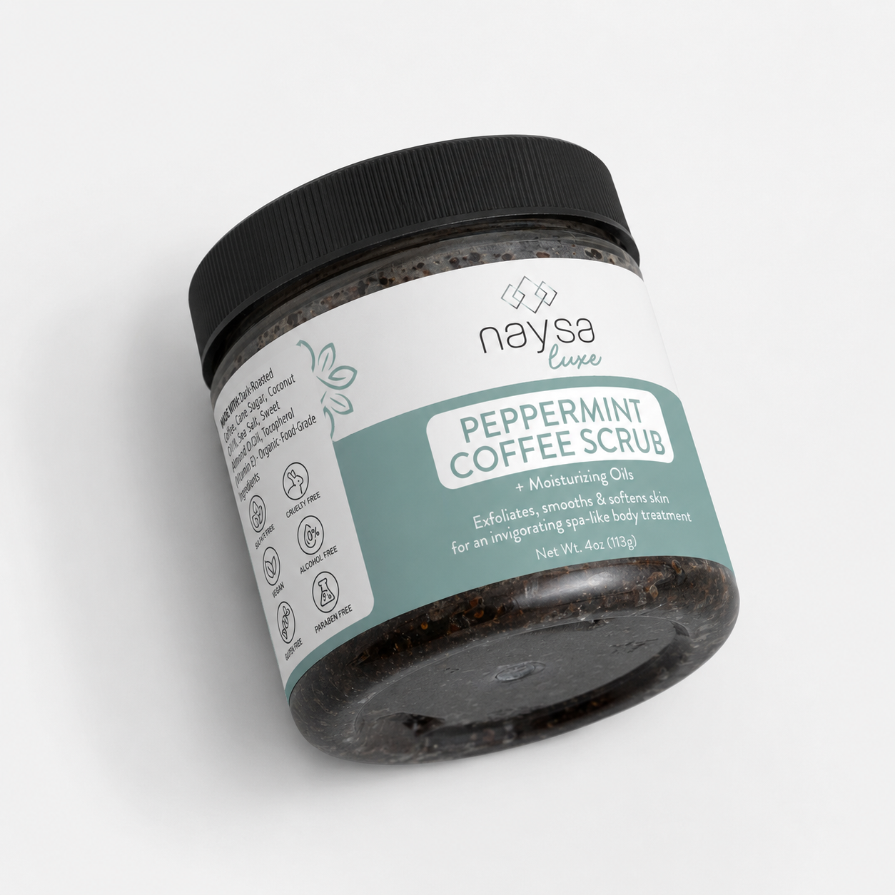 Peppermint Coffee Scrub