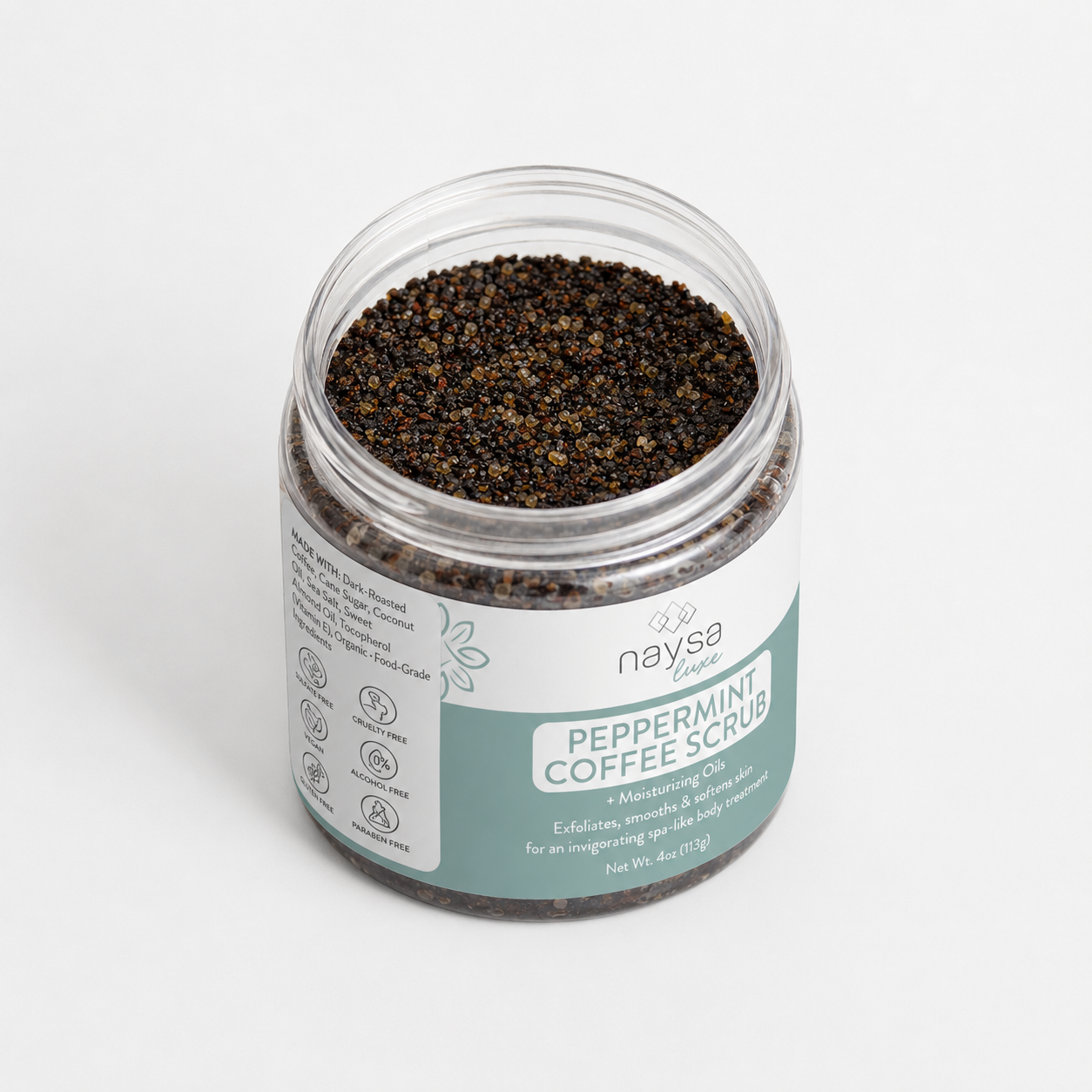 Peppermint Coffee Scrub